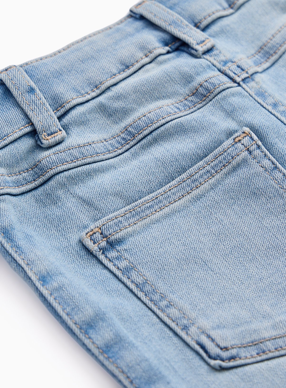 Light Blue Capri Stretch Jeans 8 years - Image 2 thumbnail