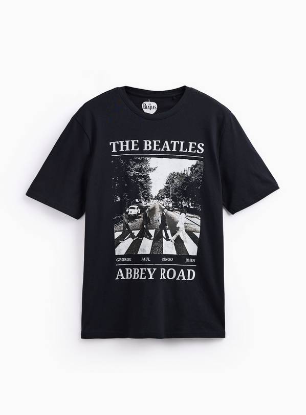 Black The Beatles Abbey Road Graphic T-Shirt XXL