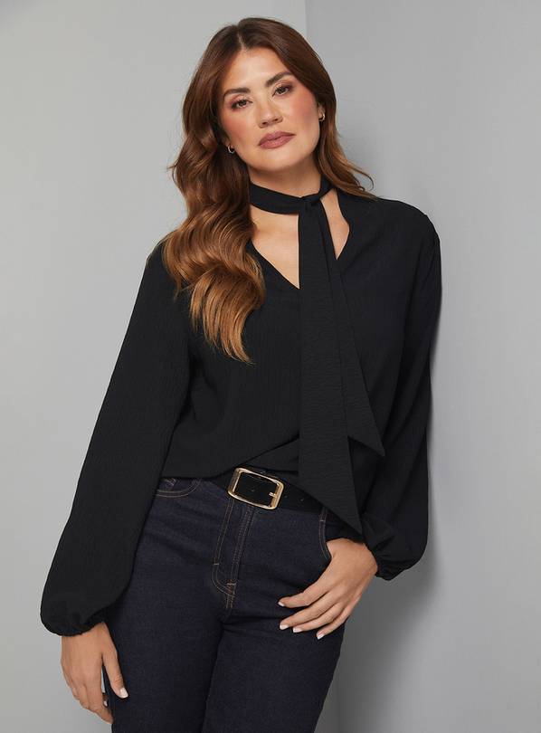 WALLIS Tie Neck Woven Blouse 22