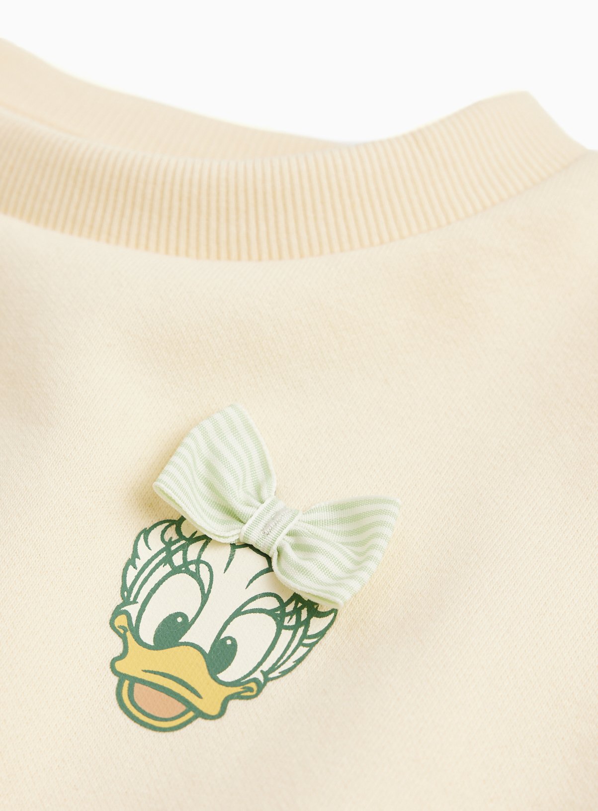 Yellow Disney Daisy Print Sweatshirt & Shorts Set 1-2 years - Image 3 thumbnail