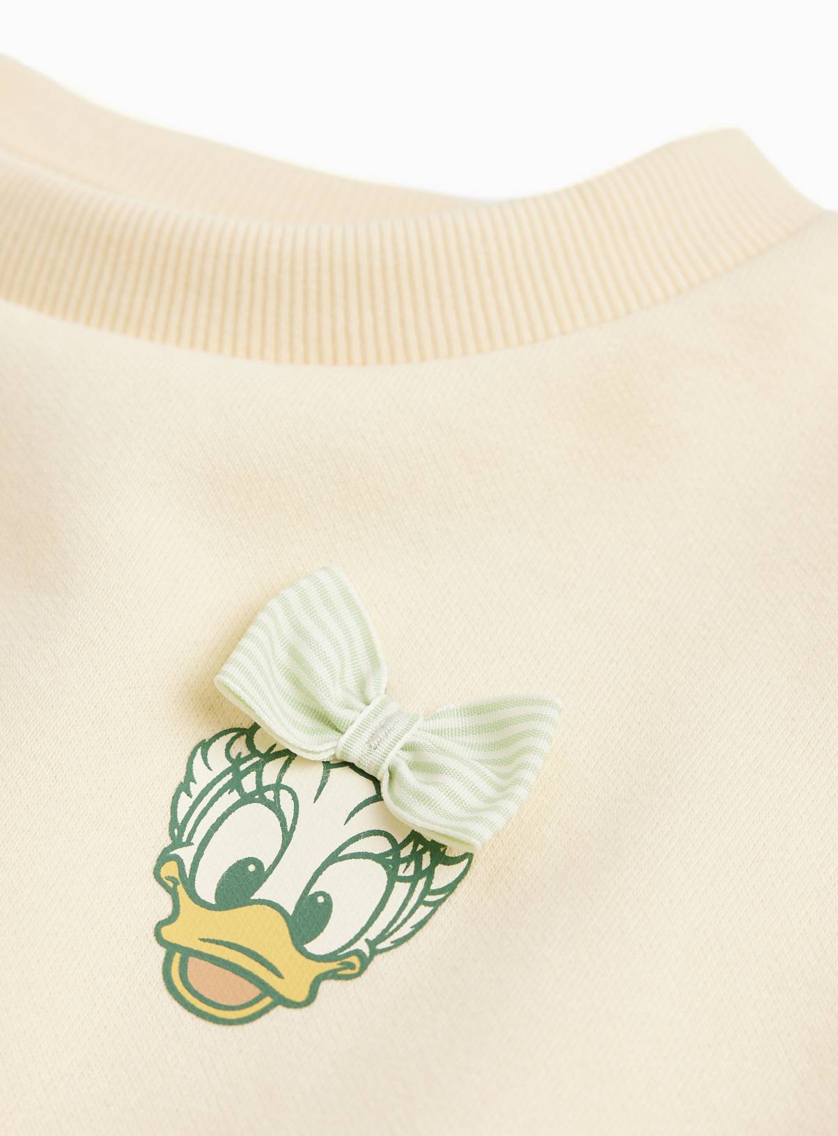 Yellow Disney Daisy Print Sweatshirt & Shorts Set 1-2 years - Image 3