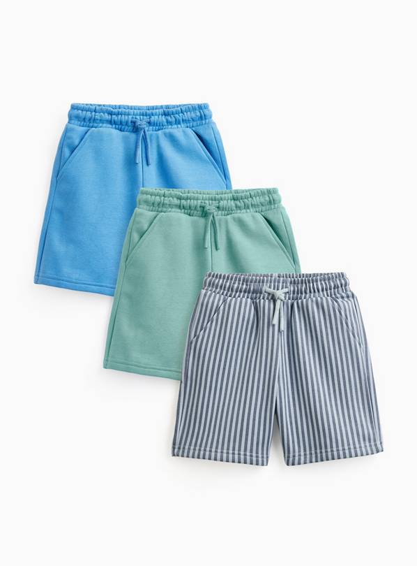 Sun Bleached Sweat Shorts 3 Pack 1-2 years