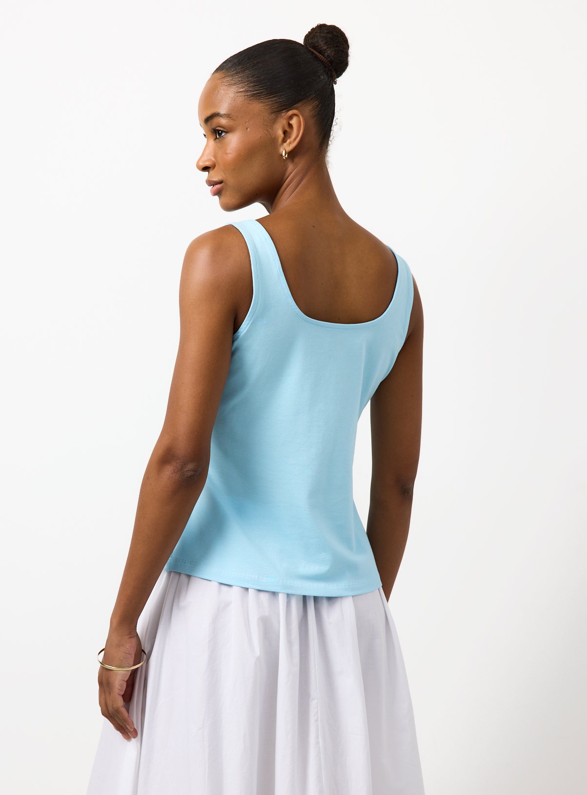 Blue Square Neckline Vest 20 - Image 4 thumbnail