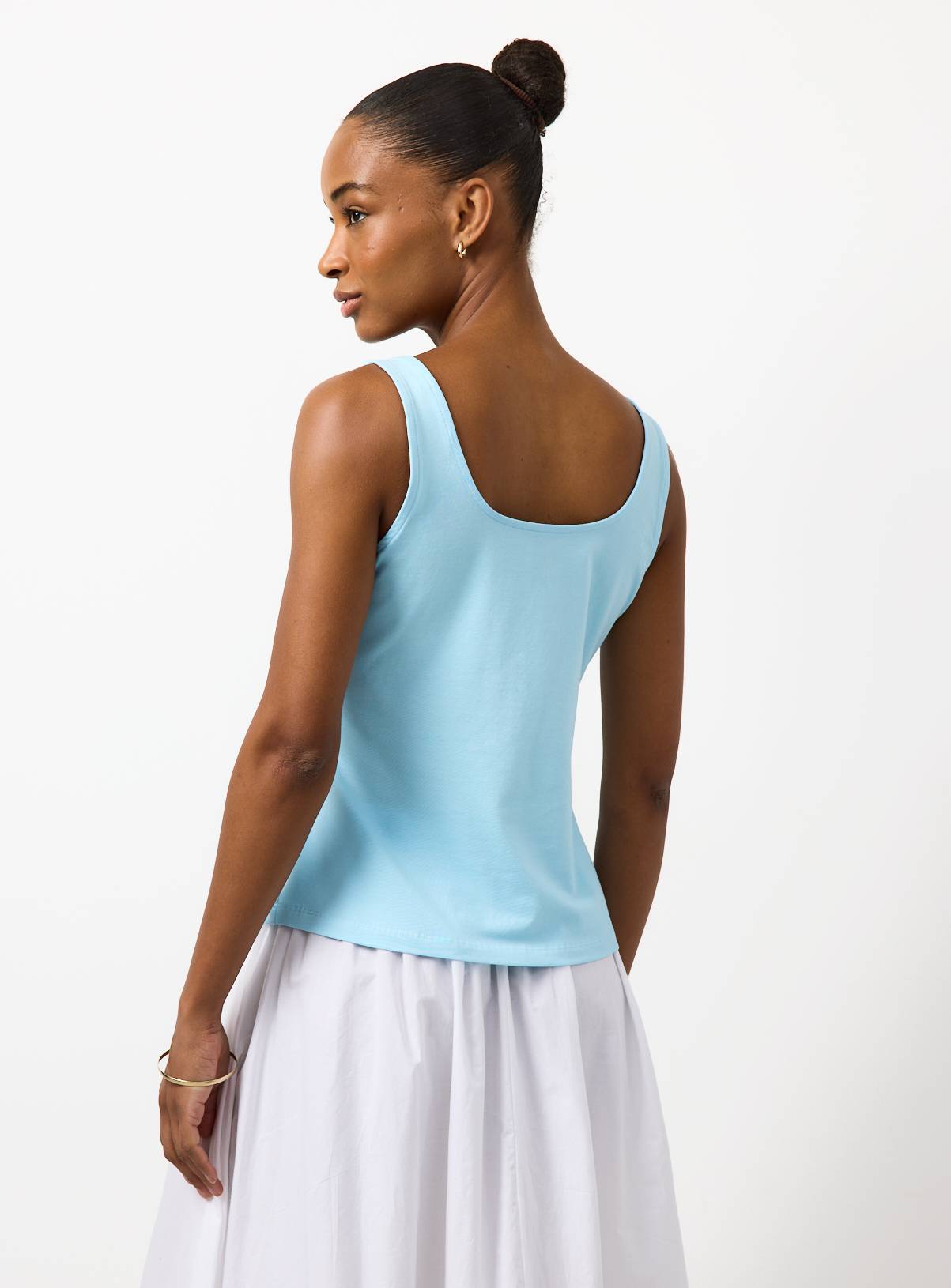 Blue Square Neckline Vest 20 - Image 4