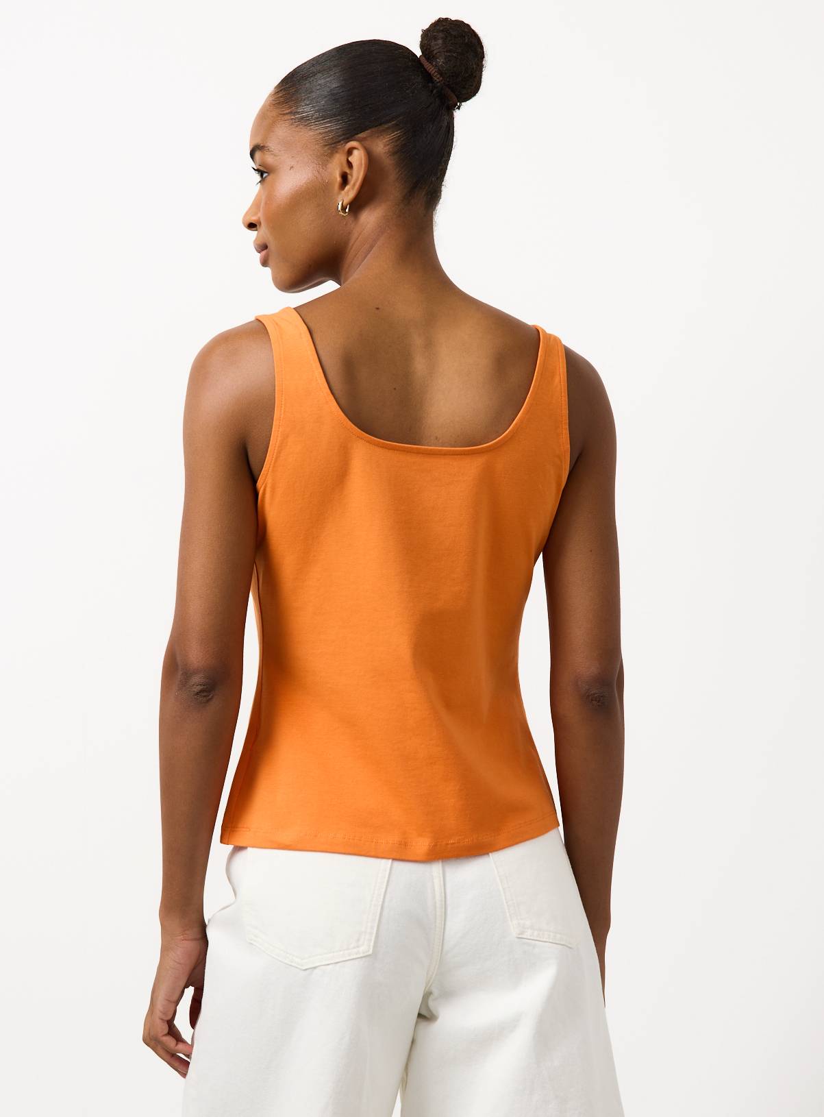 Orange Square Neckline Vest 16 - Image 4