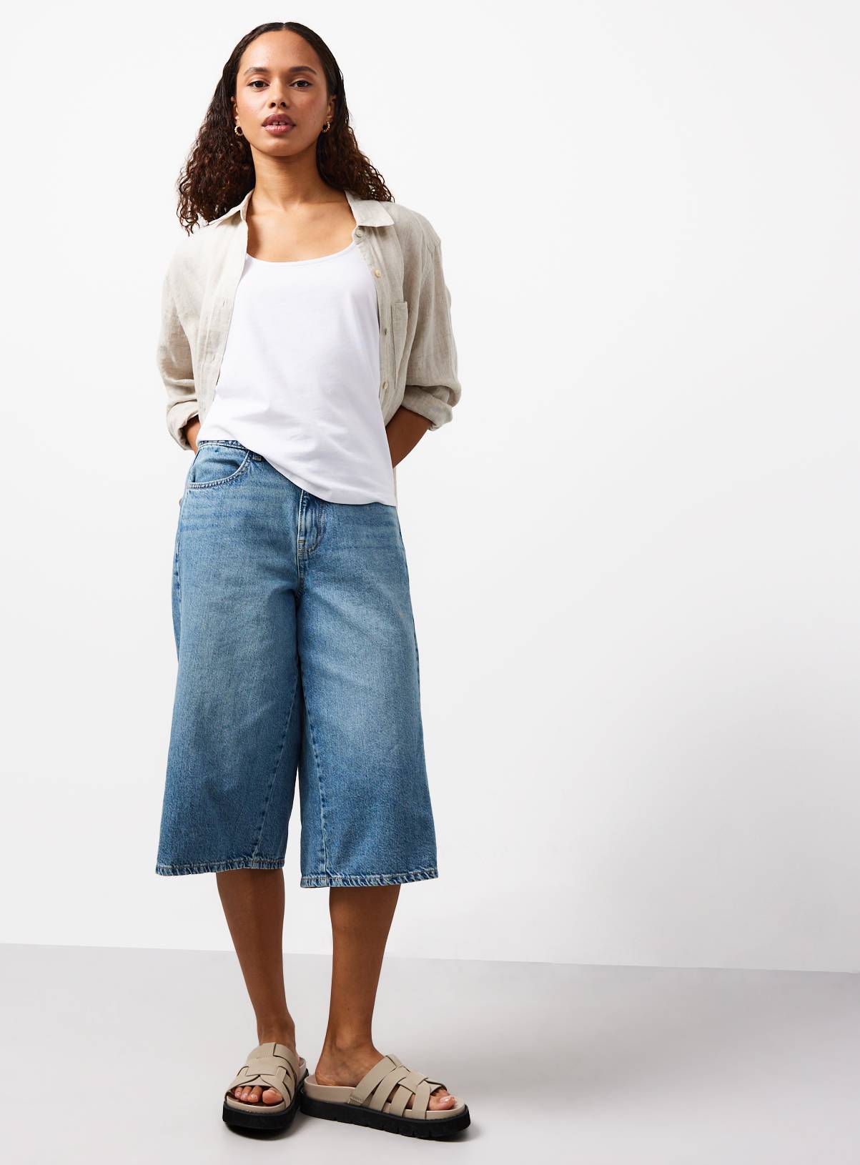 White Square Neckline Vest 8 - Image 2