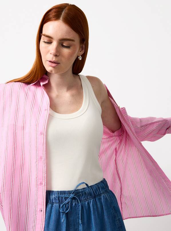 Cream Scoop Neck Strappy Vests 2 Pack 26