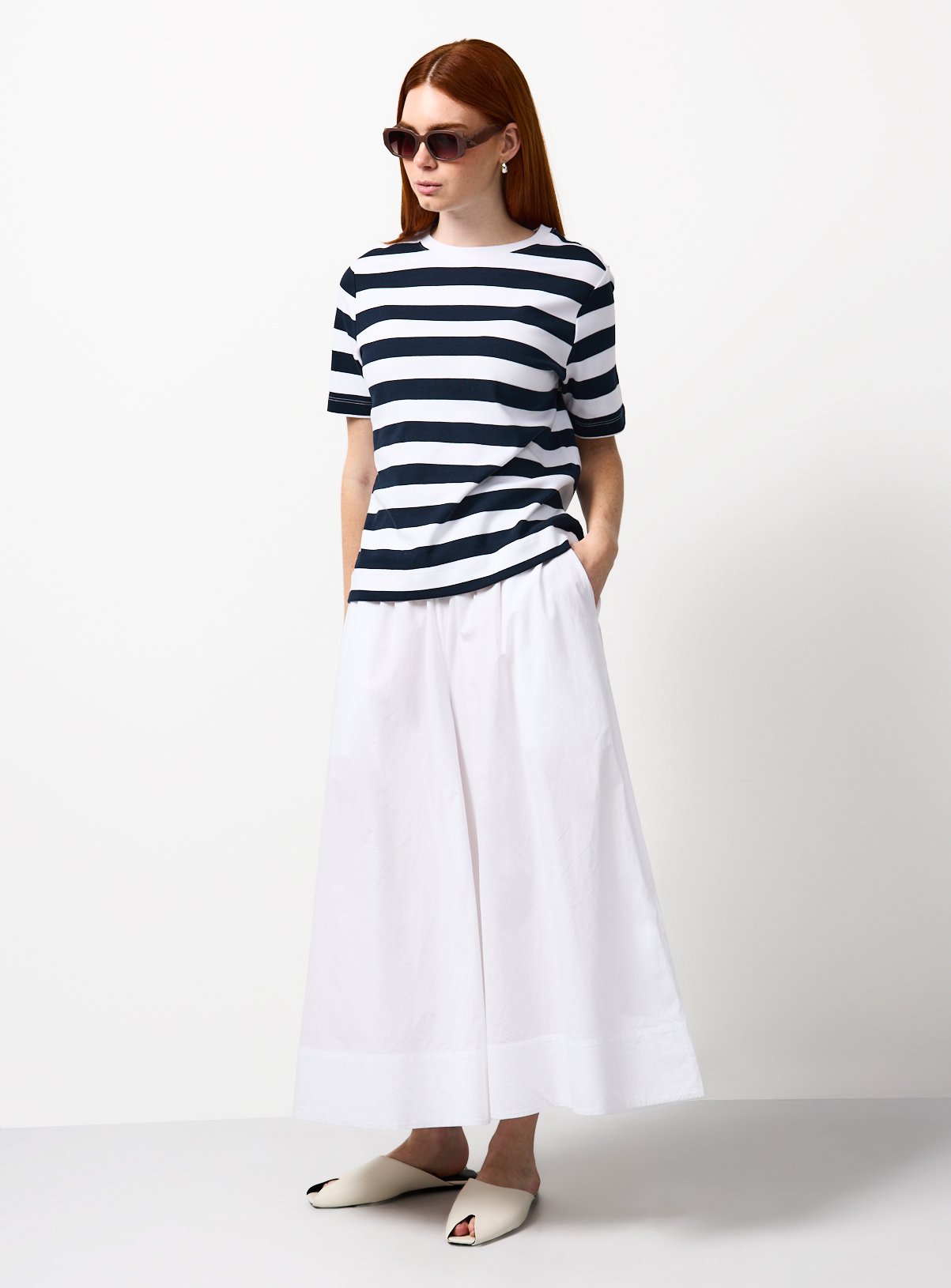 Navy Nautical Stripe Ultimate T-Shirt 16 - Image 2 thumbnail
