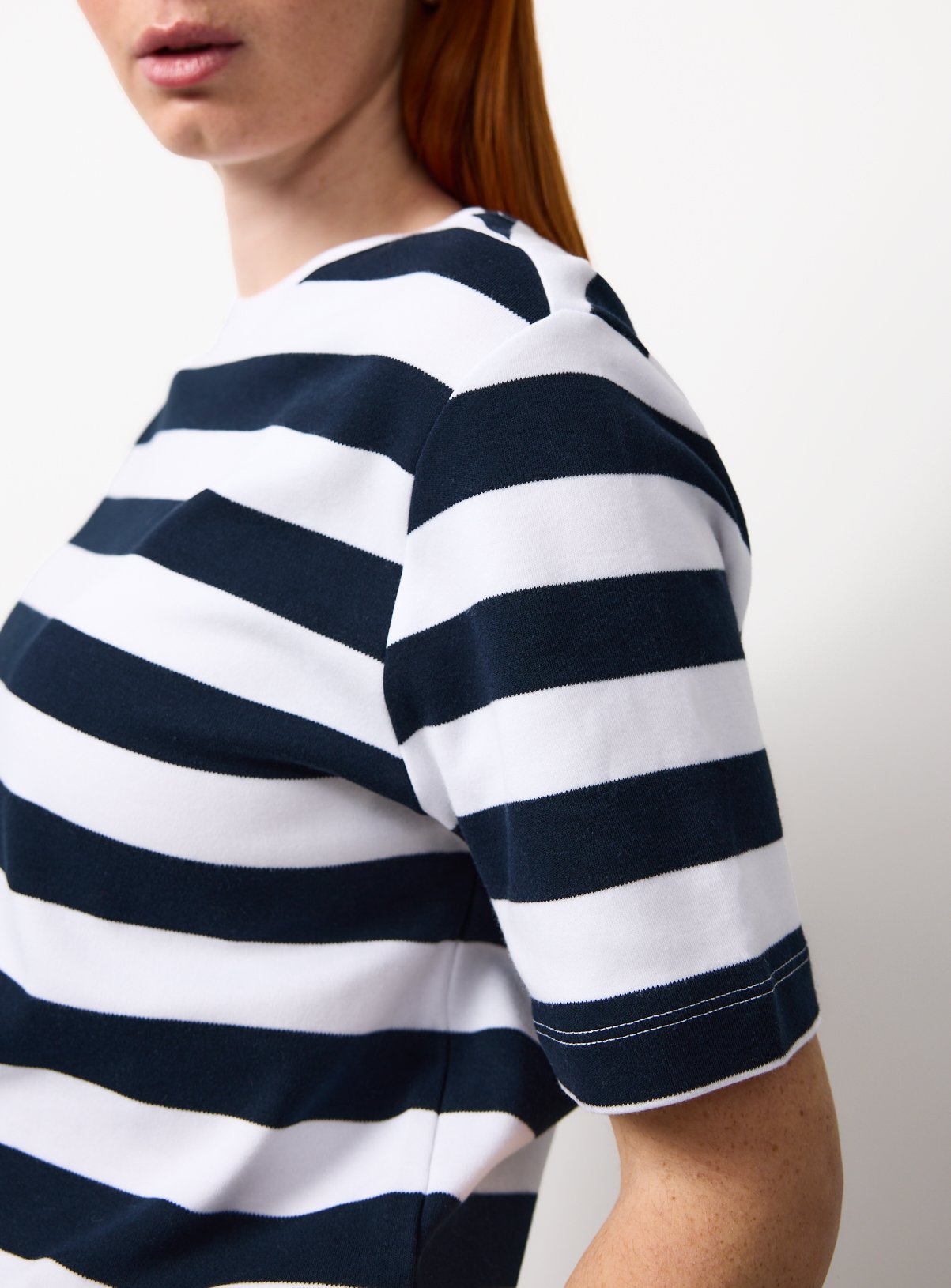 Navy Nautical Stripe Ultimate T-Shirt 16 - Image 3 thumbnail