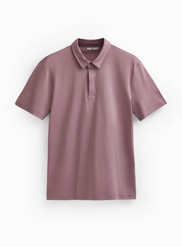 Purple Supima Cotton Polo Shirt M