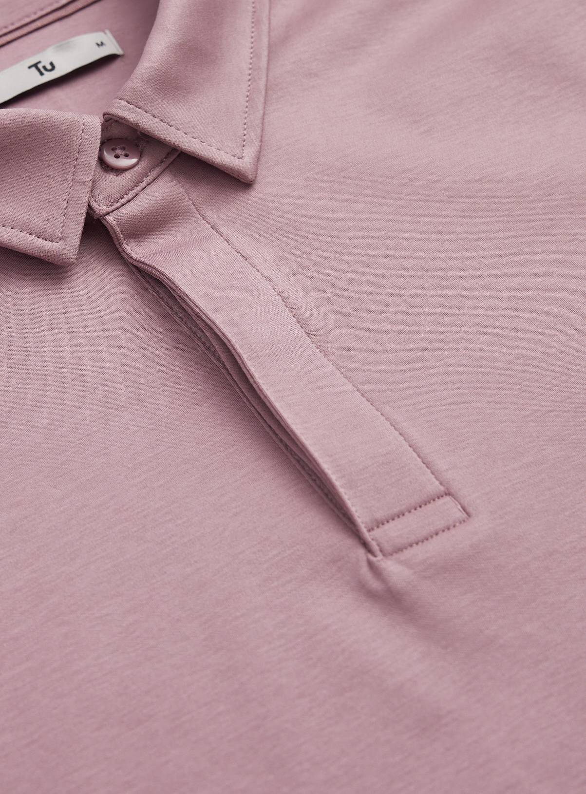 Purple Supima Cotton Polo Shirt XL - Image 4