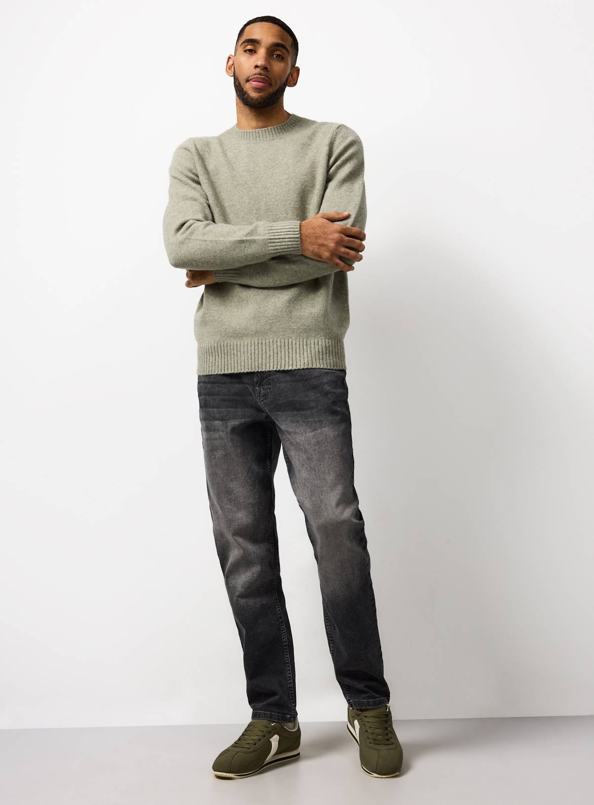 Grey Ultimate Comfort Slim Fit Jeans 30L - Image 2