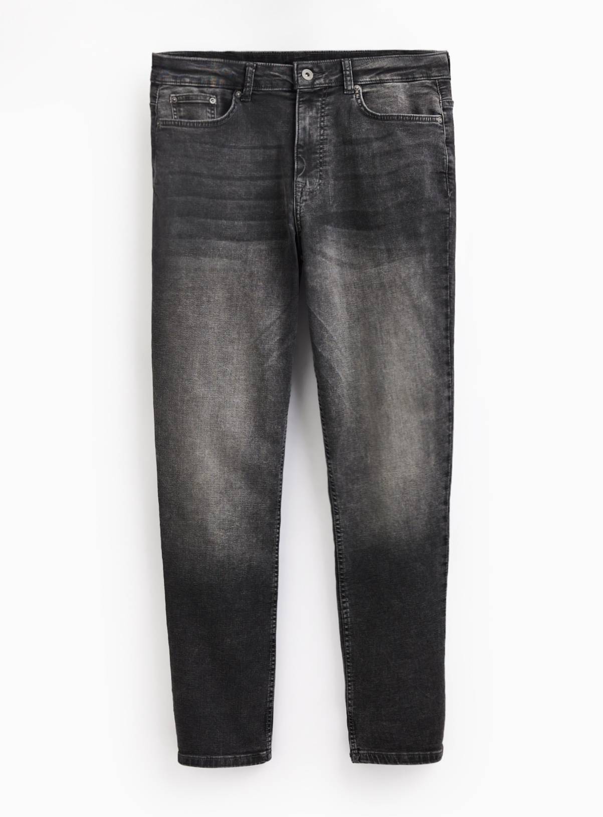 Grey Ultimate Comfort Slim Fit Jeans 30L - Image 3