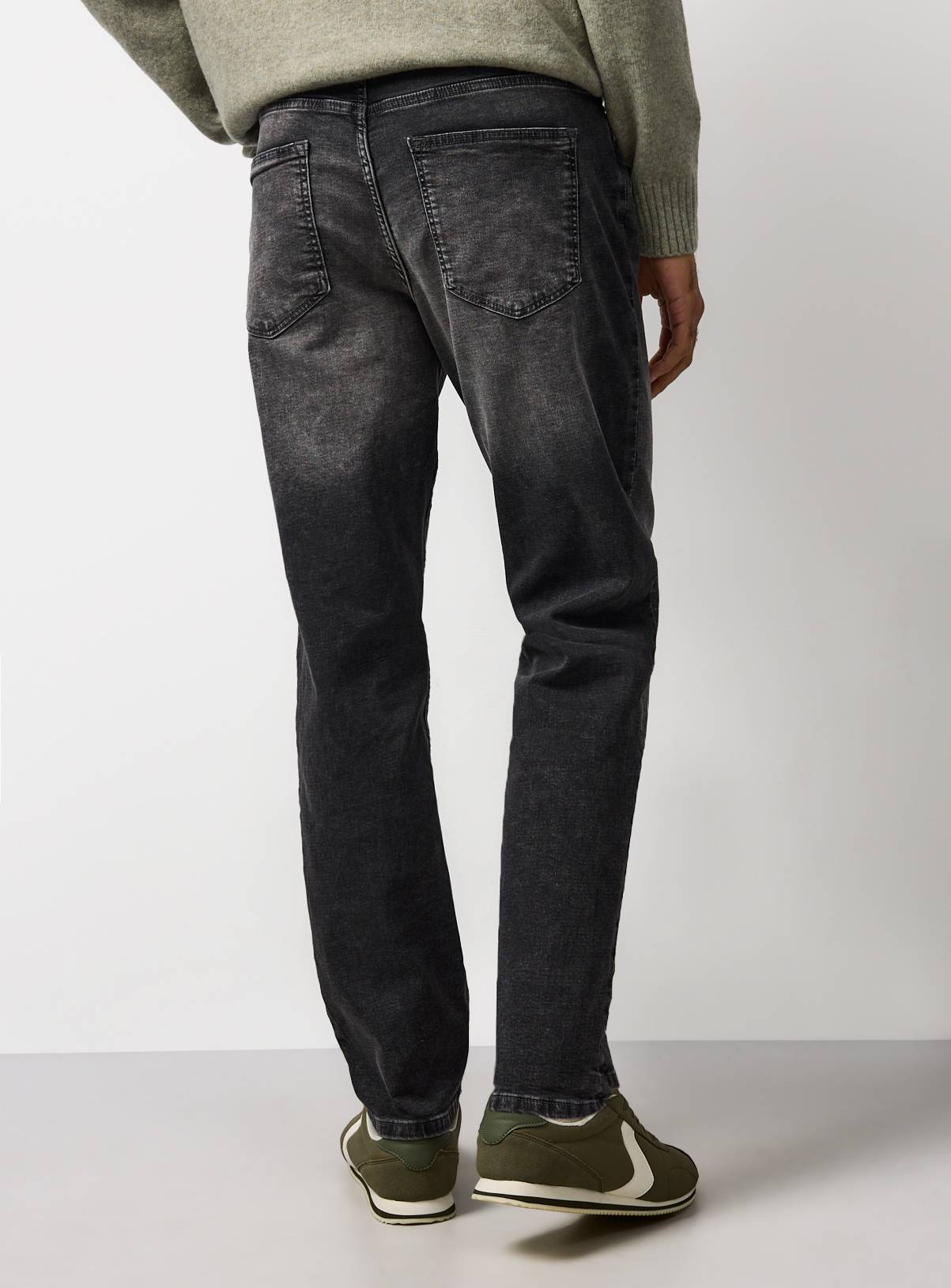 Grey Ultimate Comfort Slim Fit Jeans 30L - Image 5