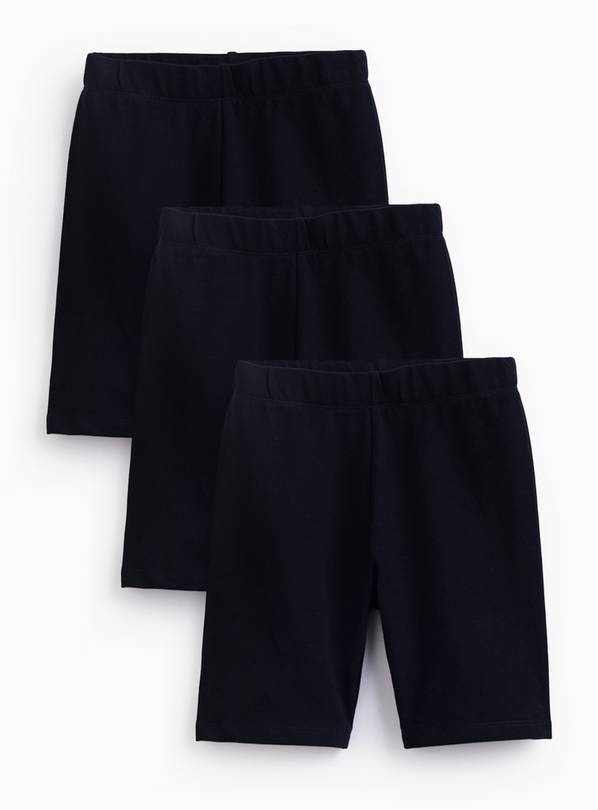 Black Cycling Shorts 3 Pack 13 years