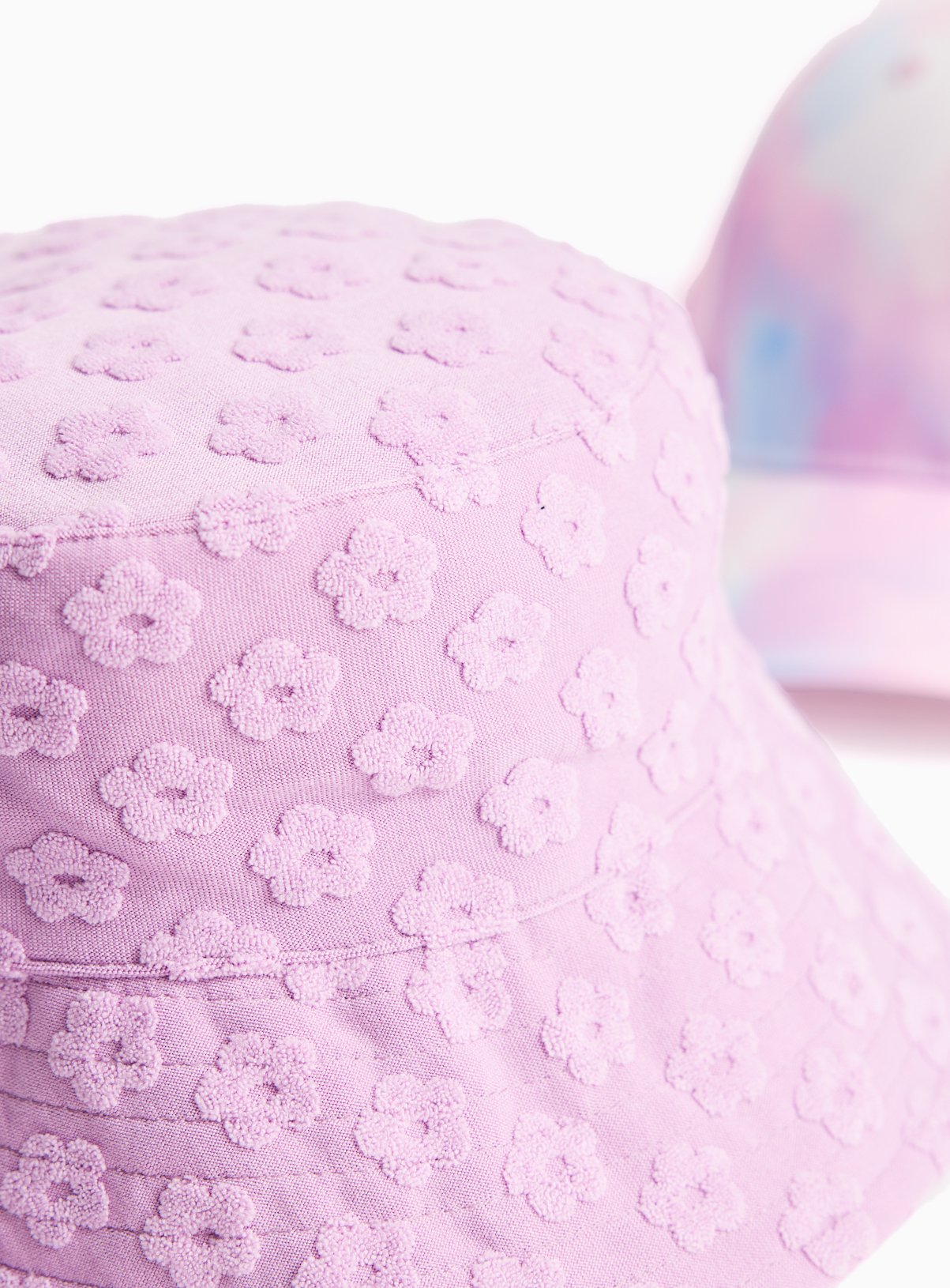 Pink Tie Dye Bucket Hat & Cap 2 Pack 3-5 years - Image 2 thumbnail