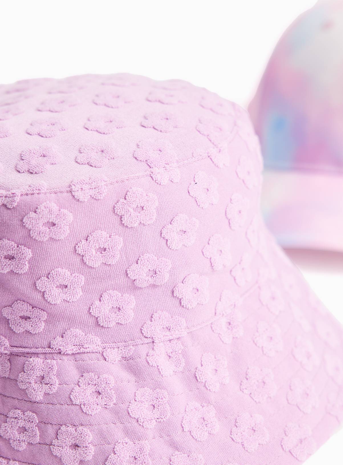 Pink Tie Dye Bucket Hat & Cap 2 Pack 3-5 years - Image 2