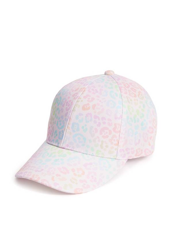Pink Animal Print Baseball Cap 3-5 years