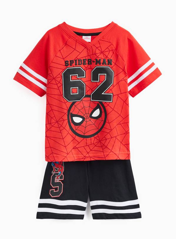 Spider-Man Football Print Shortie Pyjamas 6-7 years