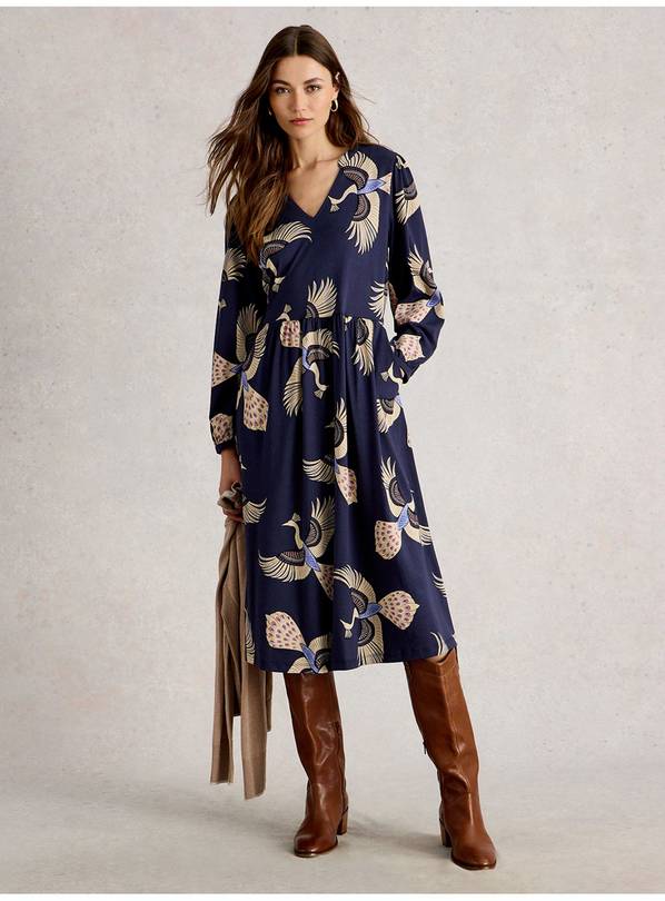 WHITE STUFF Leah Jersey Dress 16