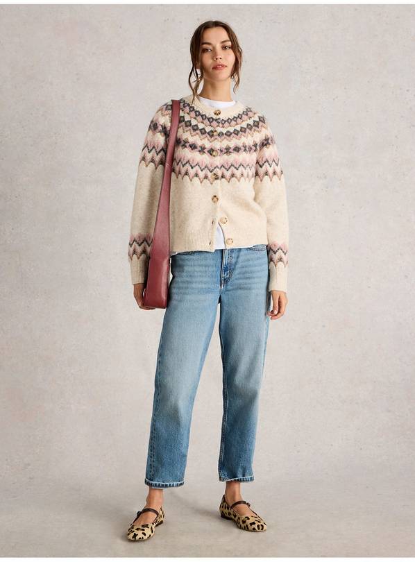 WHITE STUFF Arctic Fairisle Cardigan 16
