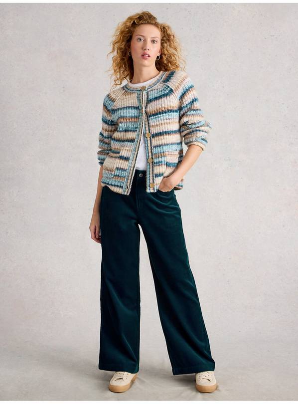 WHITE STUFF Ayla Cord Wide Leg Trouser 8