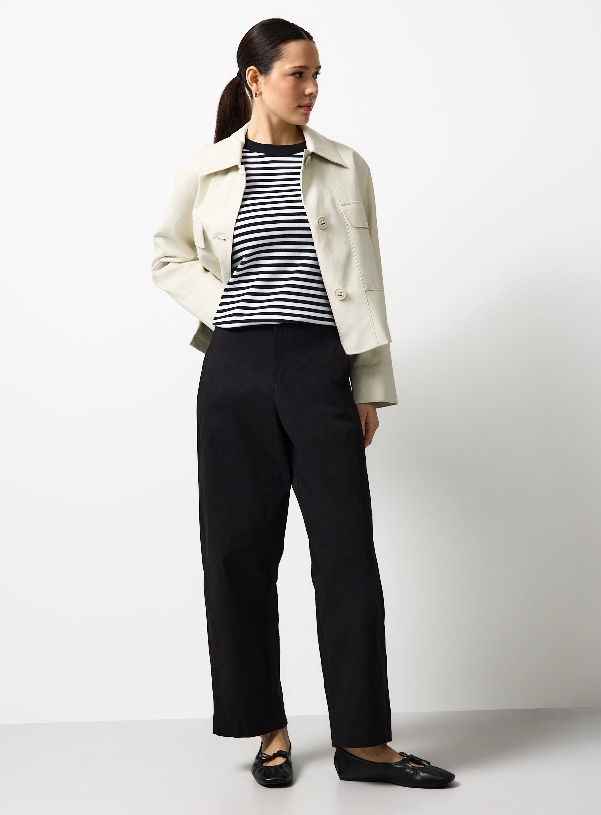 Mono Striped Ribbed Vest 6 - Image 2 thumbnail