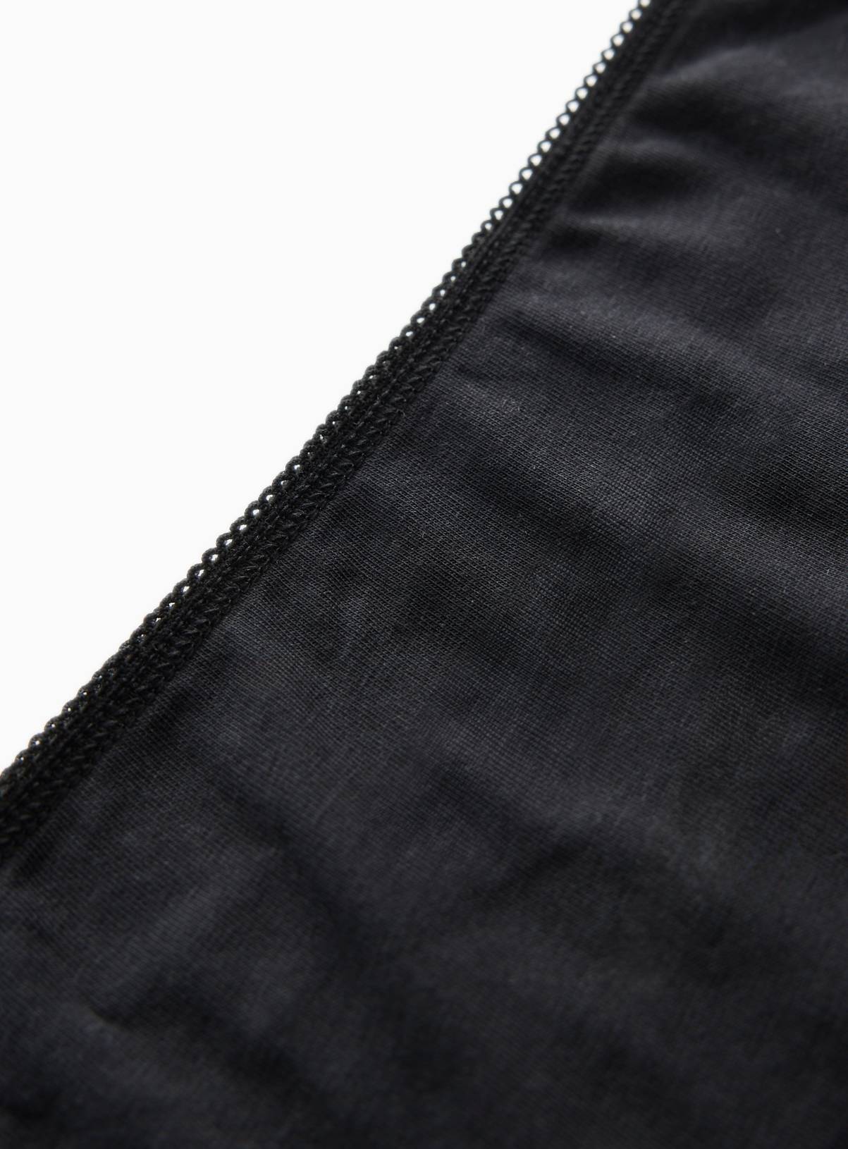 Black Cotton Midi Knickers 7 Pack 18 - Image 3