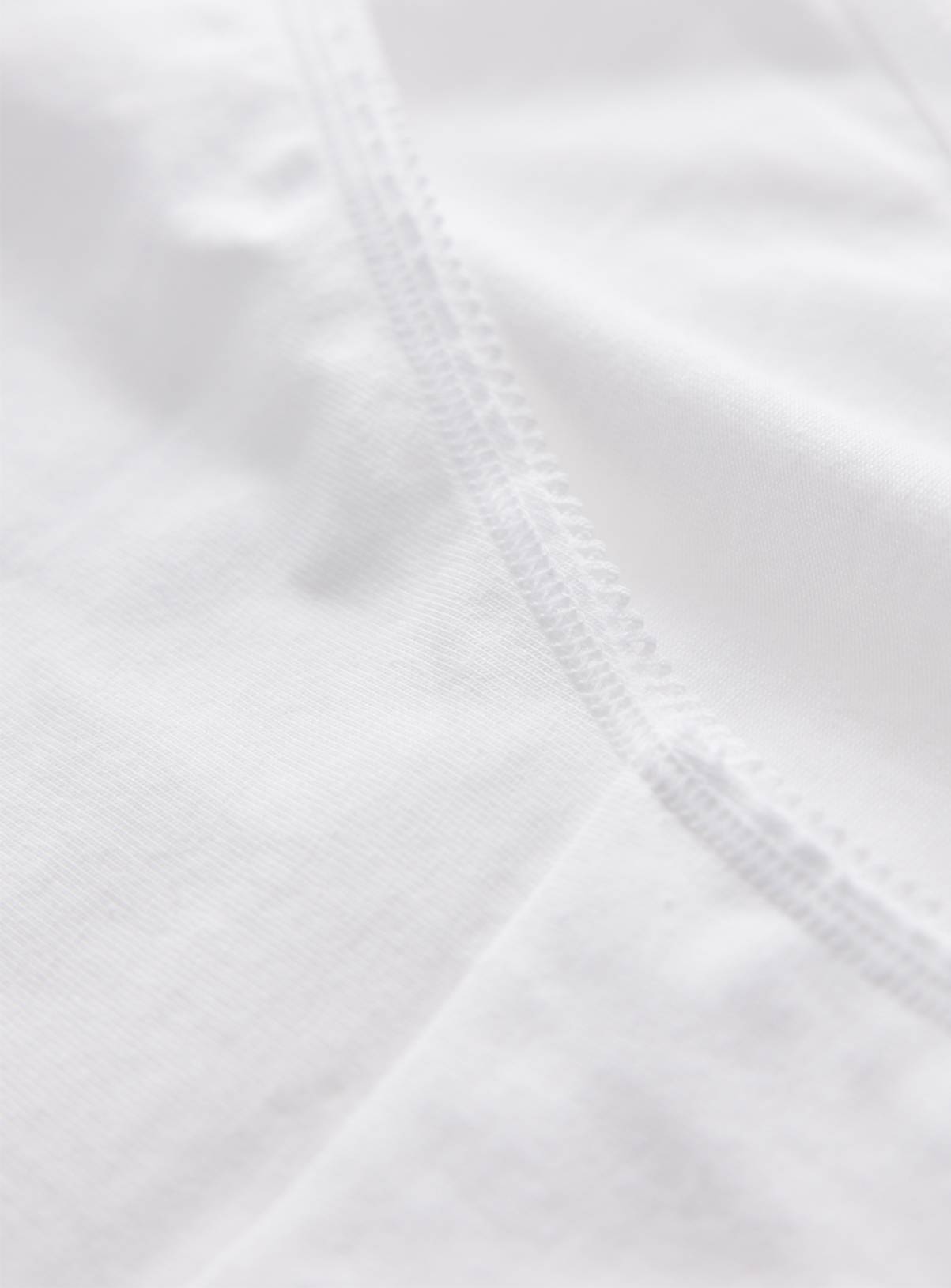 White Cotton High Leg Knickers 7 Pack 10 - Image 3