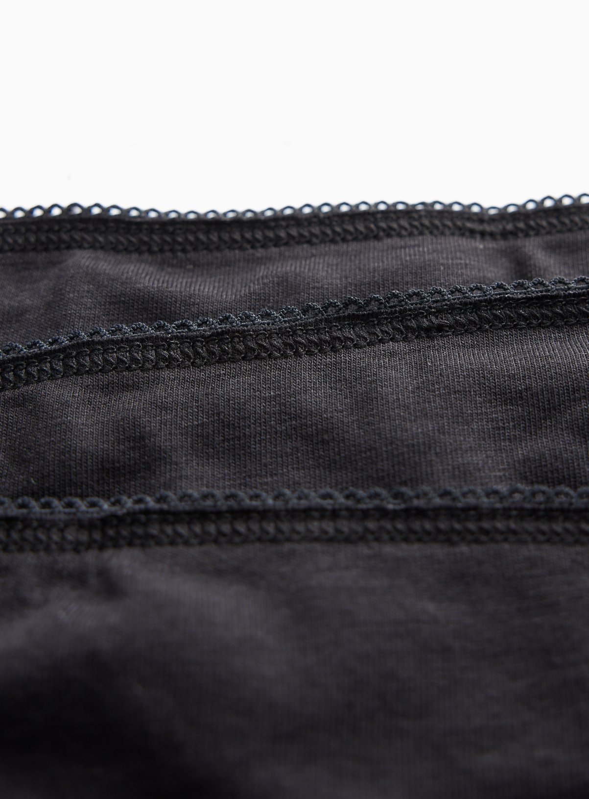 Black Cotton Lycra® Elastane Shorts Knickers 7 Pack 12 - Image 3 thumbnail