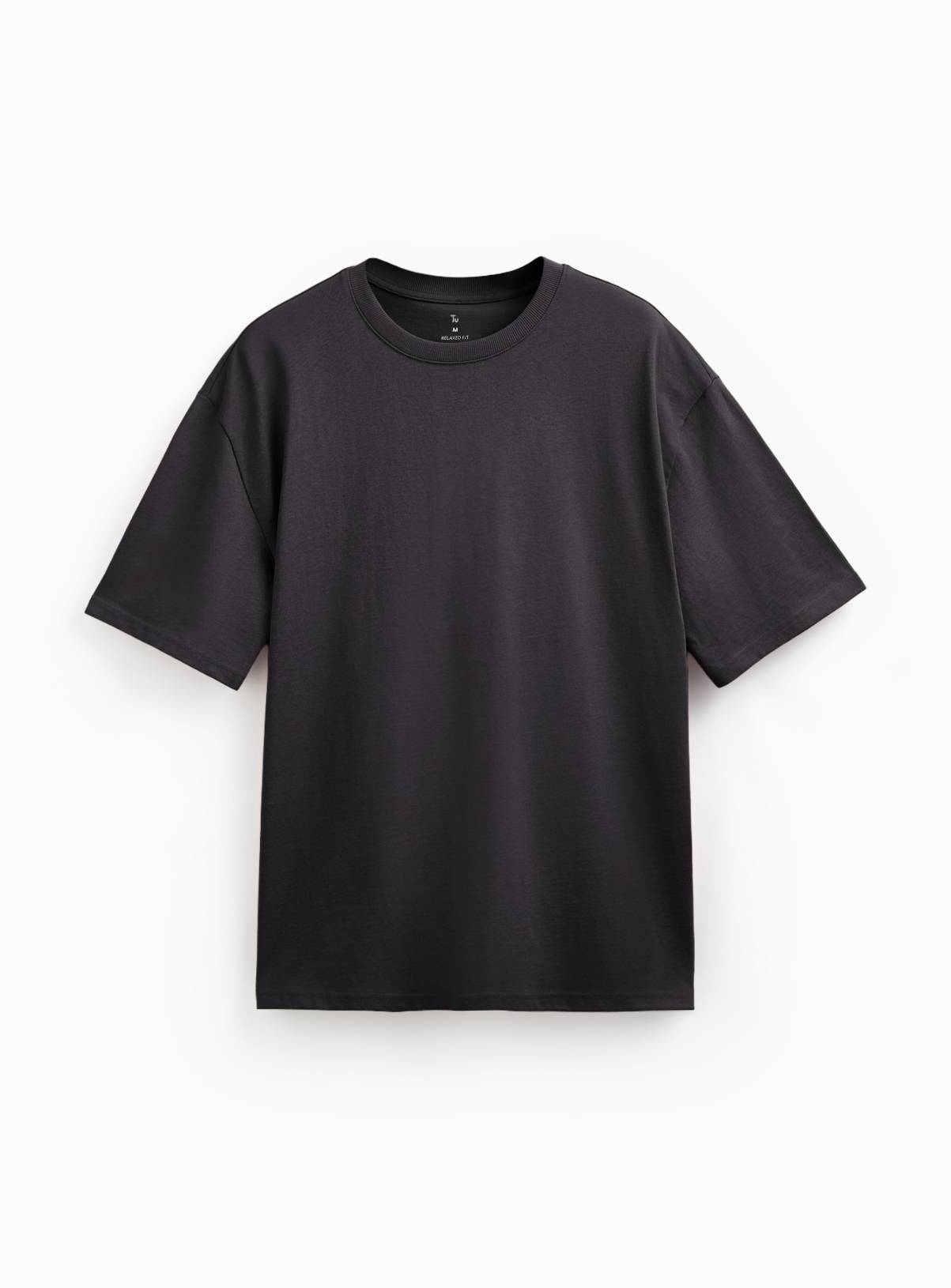 Grey Relaxed Fit Dry Handle T-Shirt XXXXL - Image 3