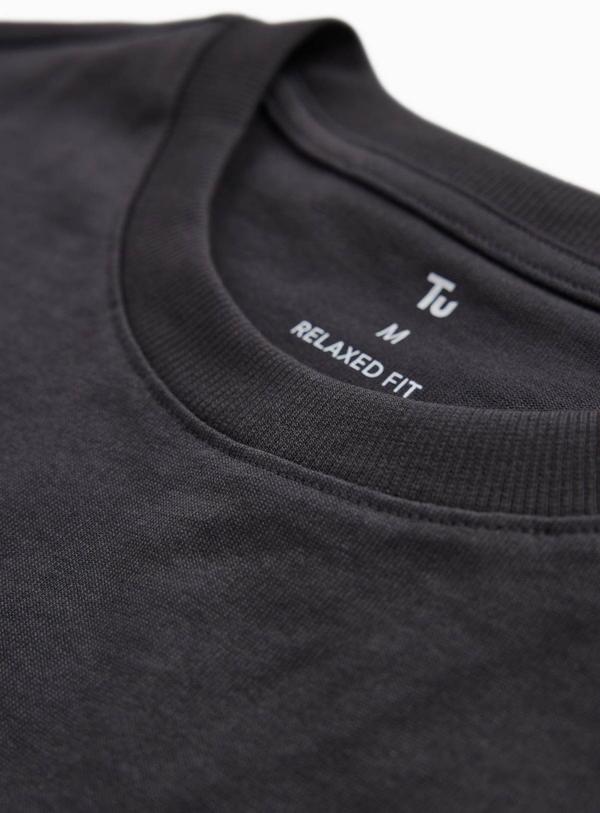 Grey Relaxed Fit Dry Handle T-Shirt XXXXL - Image 4