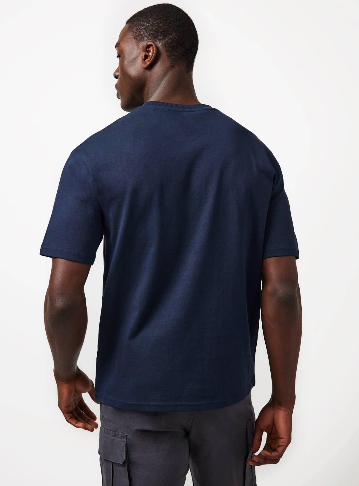 Navy Relaxed Fit Dry Handle T-Shirt XXXL - Image 5