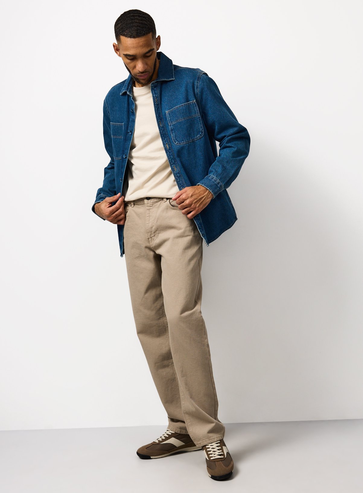 Stone Relaxed Fit Dry Handle T-Shirt L - Image 2 thumbnail