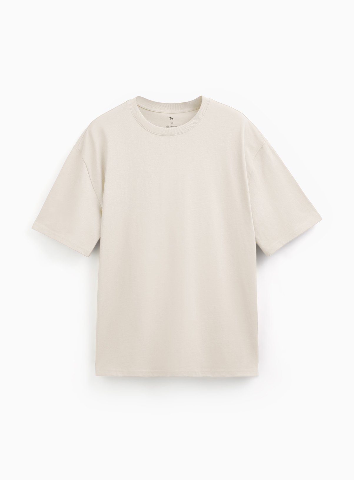Stone Relaxed Fit Dry Handle T-Shirt L - Image 3 thumbnail