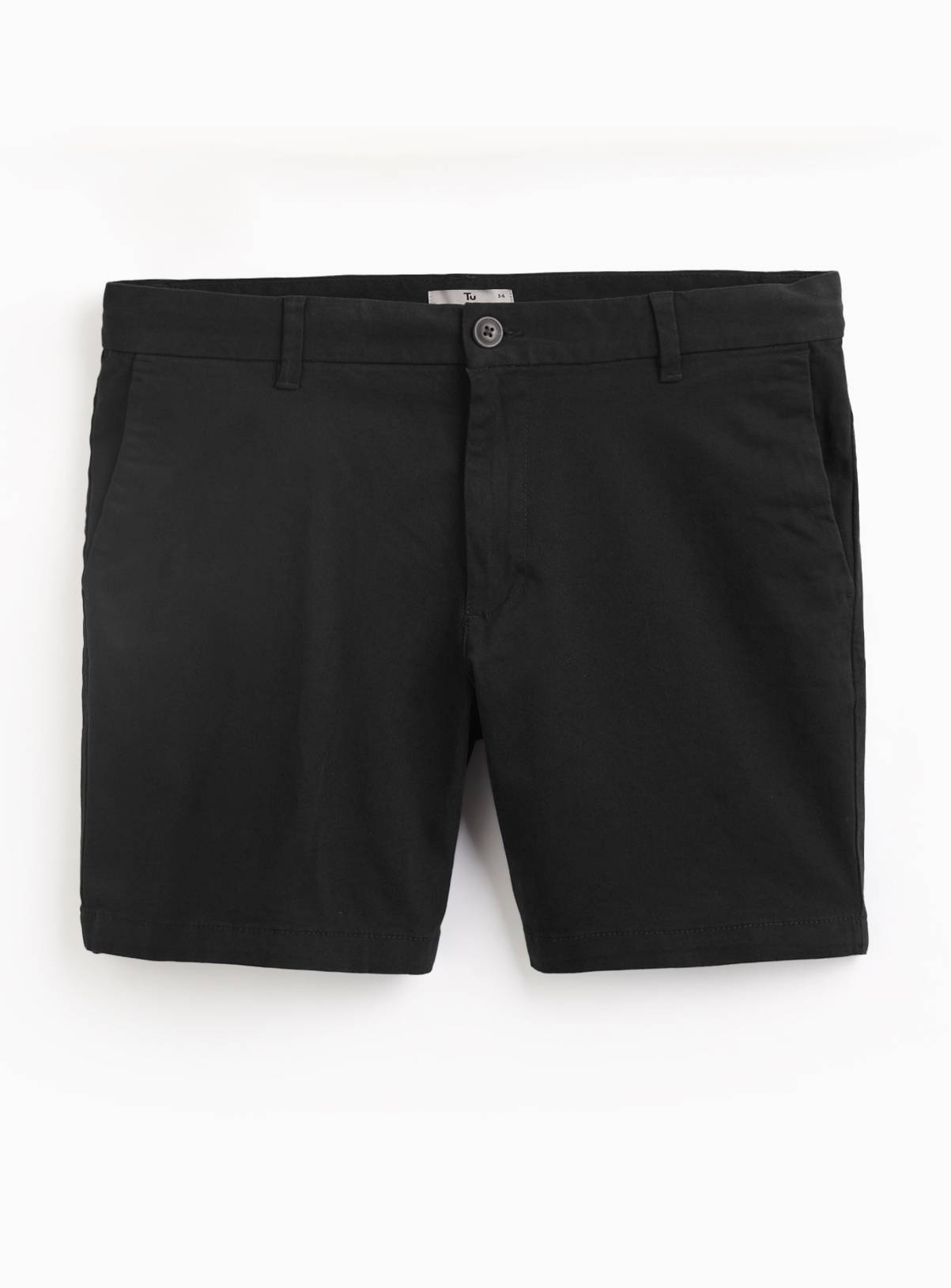 Black Shorter Length Chino Shorts 38 - Image 3