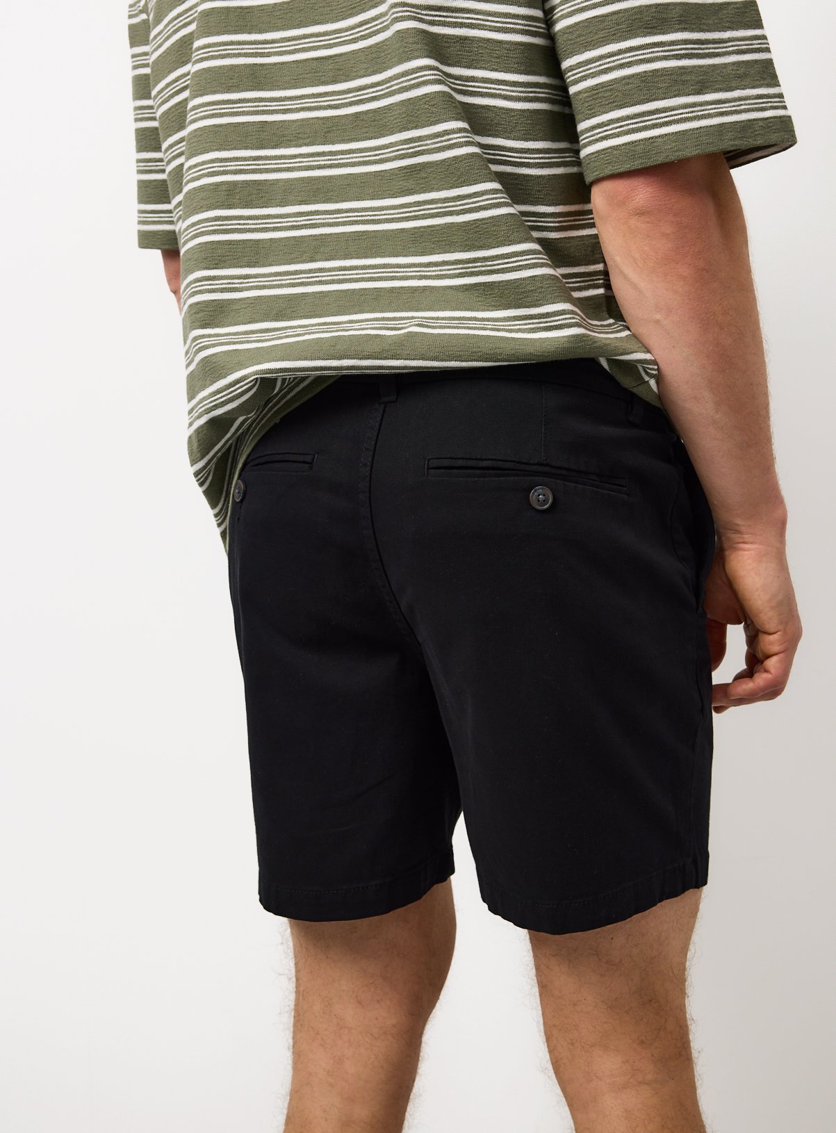 Black Shorter Length Chino Shorts 38 - Image 5 thumbnail