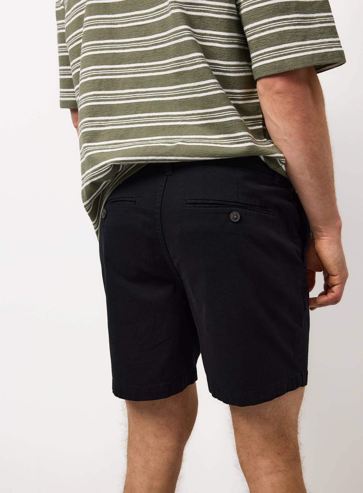 Black Shorter Length Chino Shorts 38 - Image 5