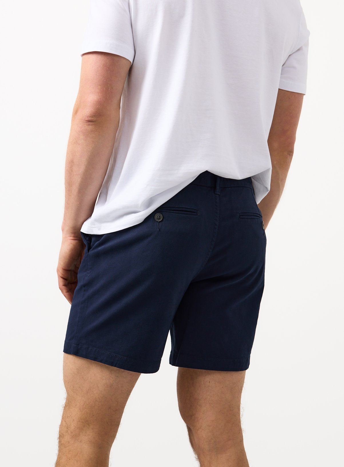 Navy Shorter Length Chino Shorts 36 - Image 5 thumbnail