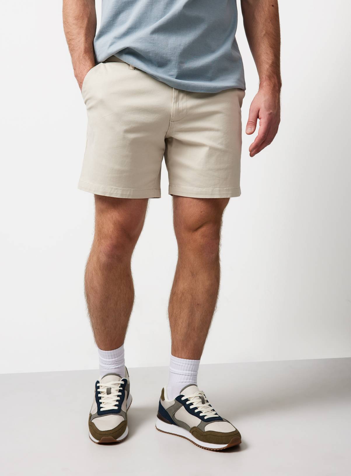 Stone Shorter Length Chino Shorts 30 - Image 1