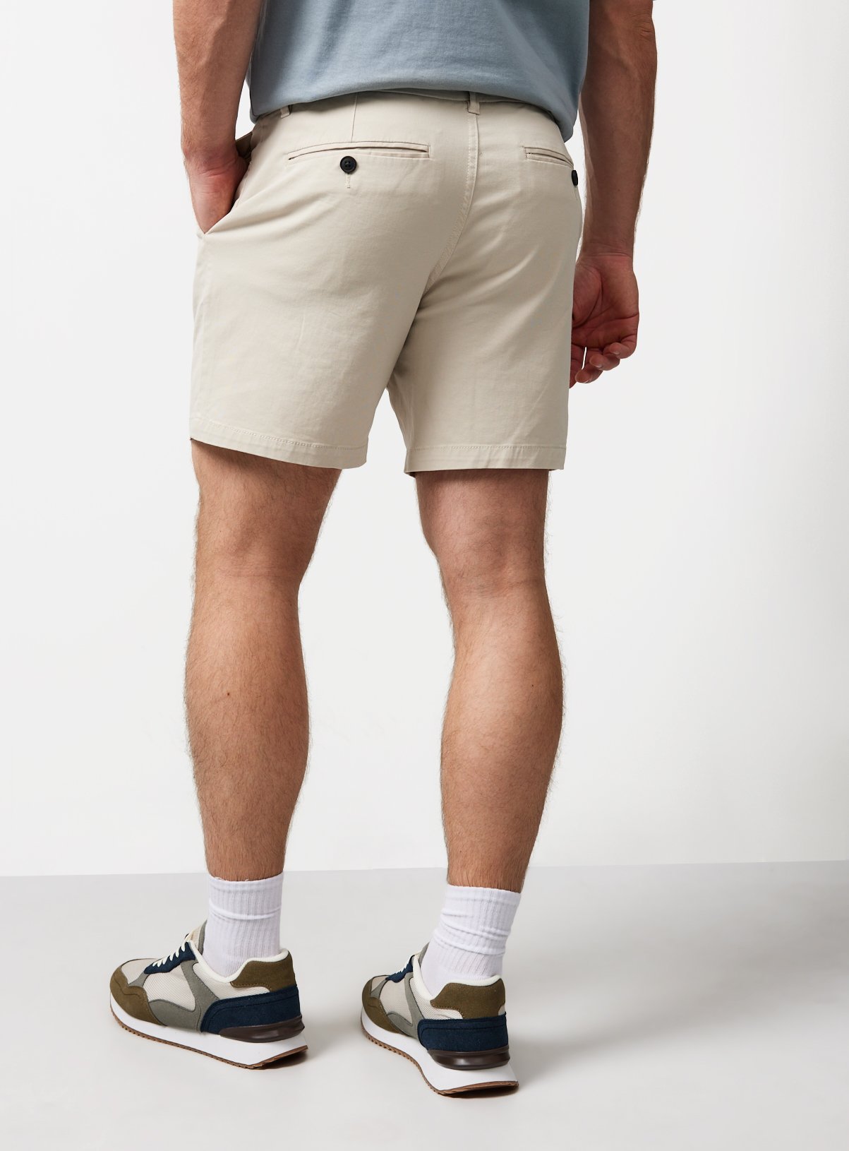 Stone Shorter Length Chino Shorts 30 - Image 5 thumbnail