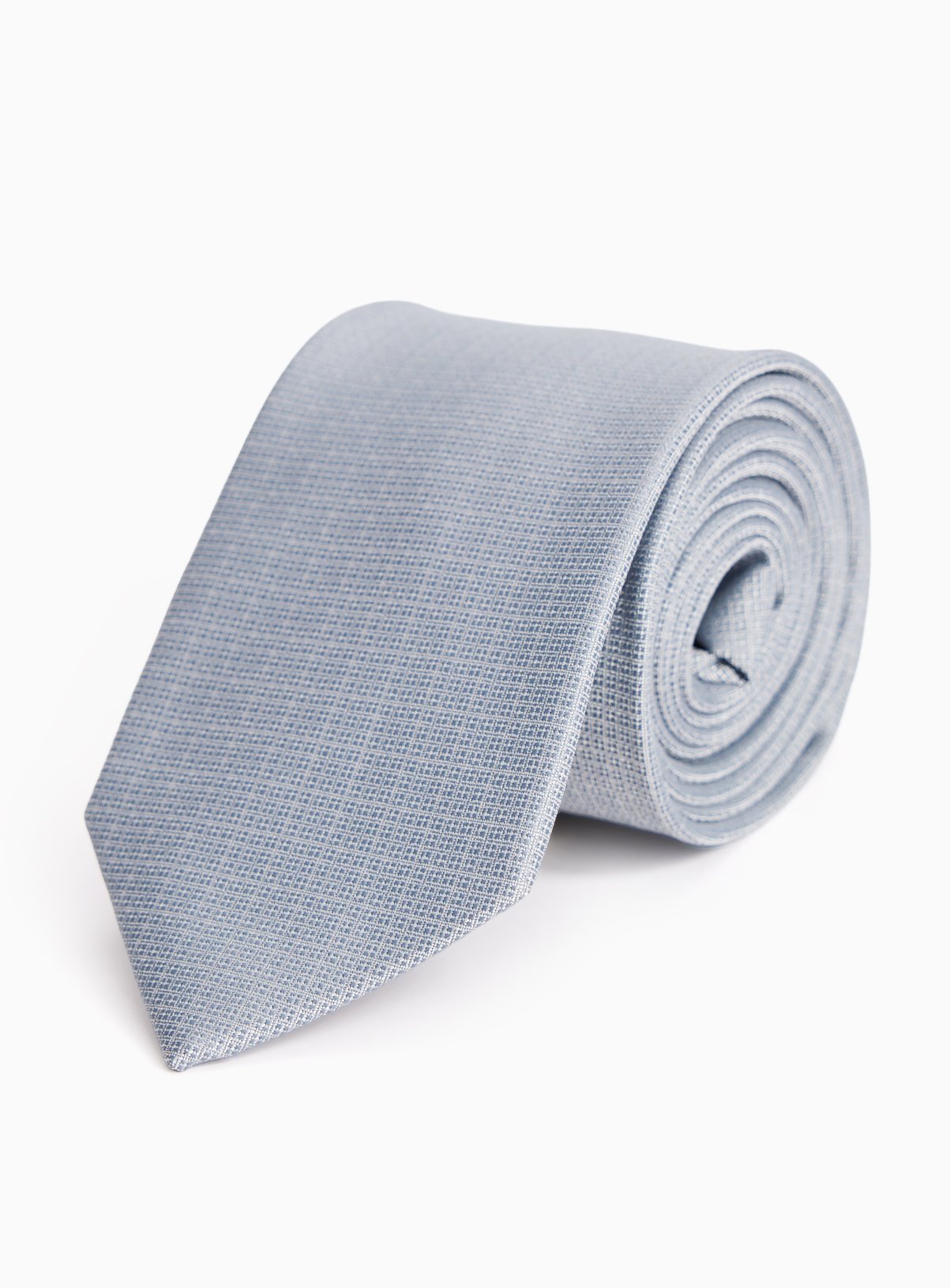 Grey Textured Tie One Size - Image 1 thumbnail