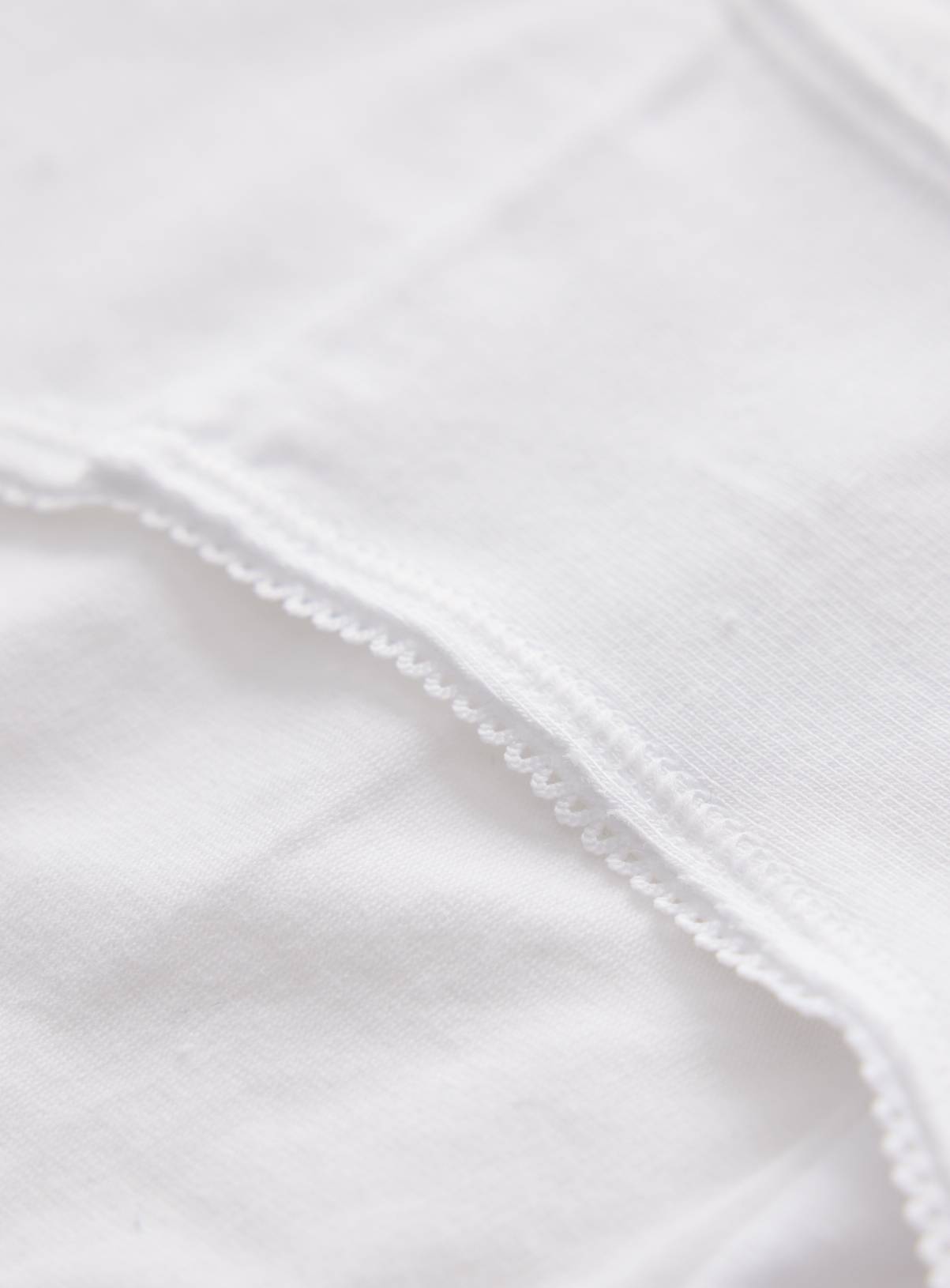 White Cotton Midi Briefs 7 Pack 8 - Image 3