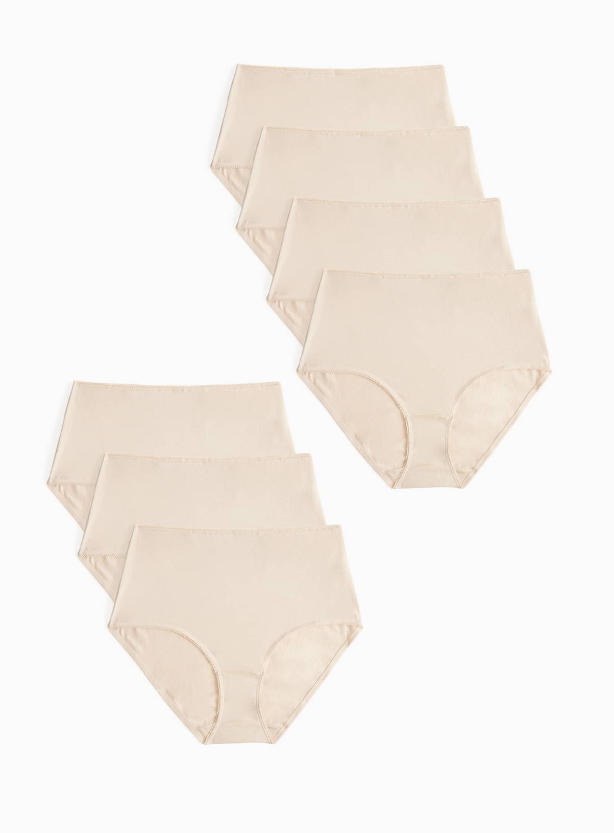 Nude Cotton Full Briefs 7 Pack 22 - Image 1