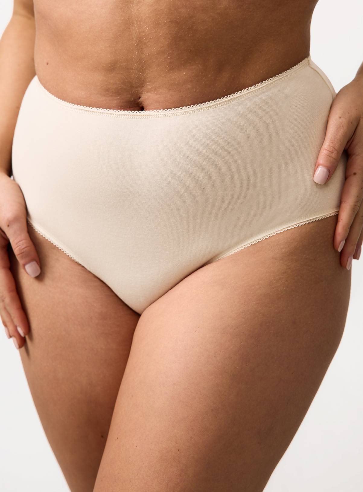 Nude Cotton Full Briefs 7 Pack 22 - Image 2