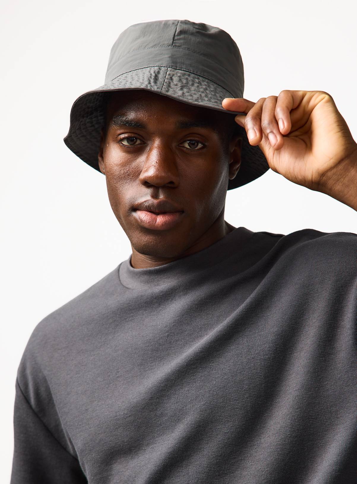 Charcoal Bucket Hat One Size - Image 1