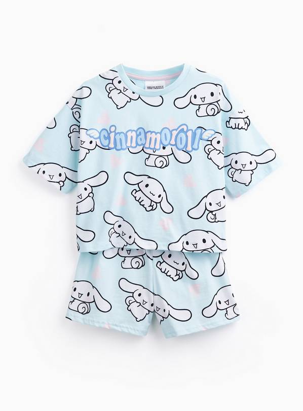 Blue Hello Kitty Cinnamoroll Print Shortie Pyjamas 5-6 years