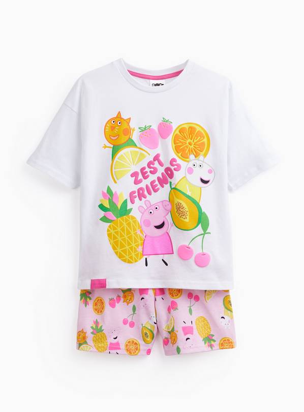 Peppa Pig Fruit Print Shortie Pyjamas 3-4 years