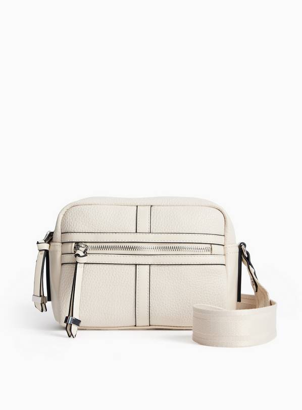 Stone Zip Front Boxy Camera Bag One Size