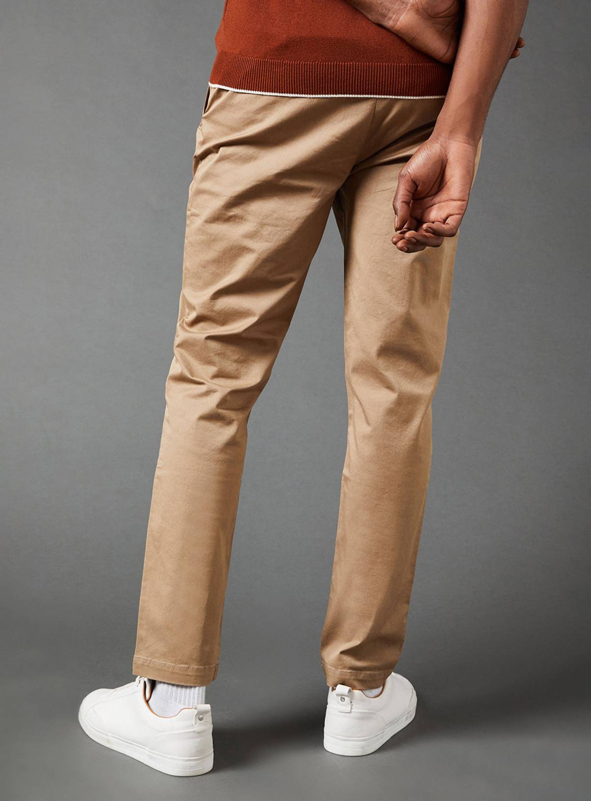 BURTON Stone Slim Fit Chino Trousers 32R - Image 3